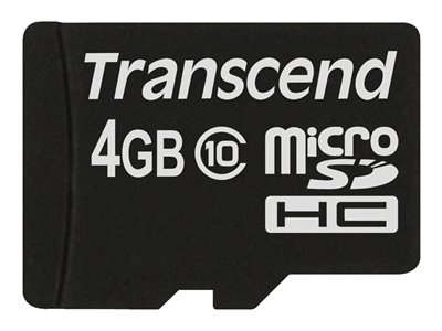 SD microSD Card   4GB Transcend SDHC Class10 (ohne Adapter) von Transcend