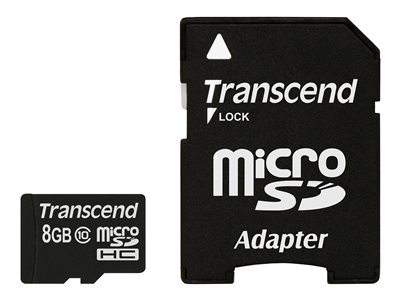 SD microSD Card 8GB Transcend SDHC Class10 w/adapter SD microSD Card 8GB Transcend SDHC Class10 w/adapter von Transcend