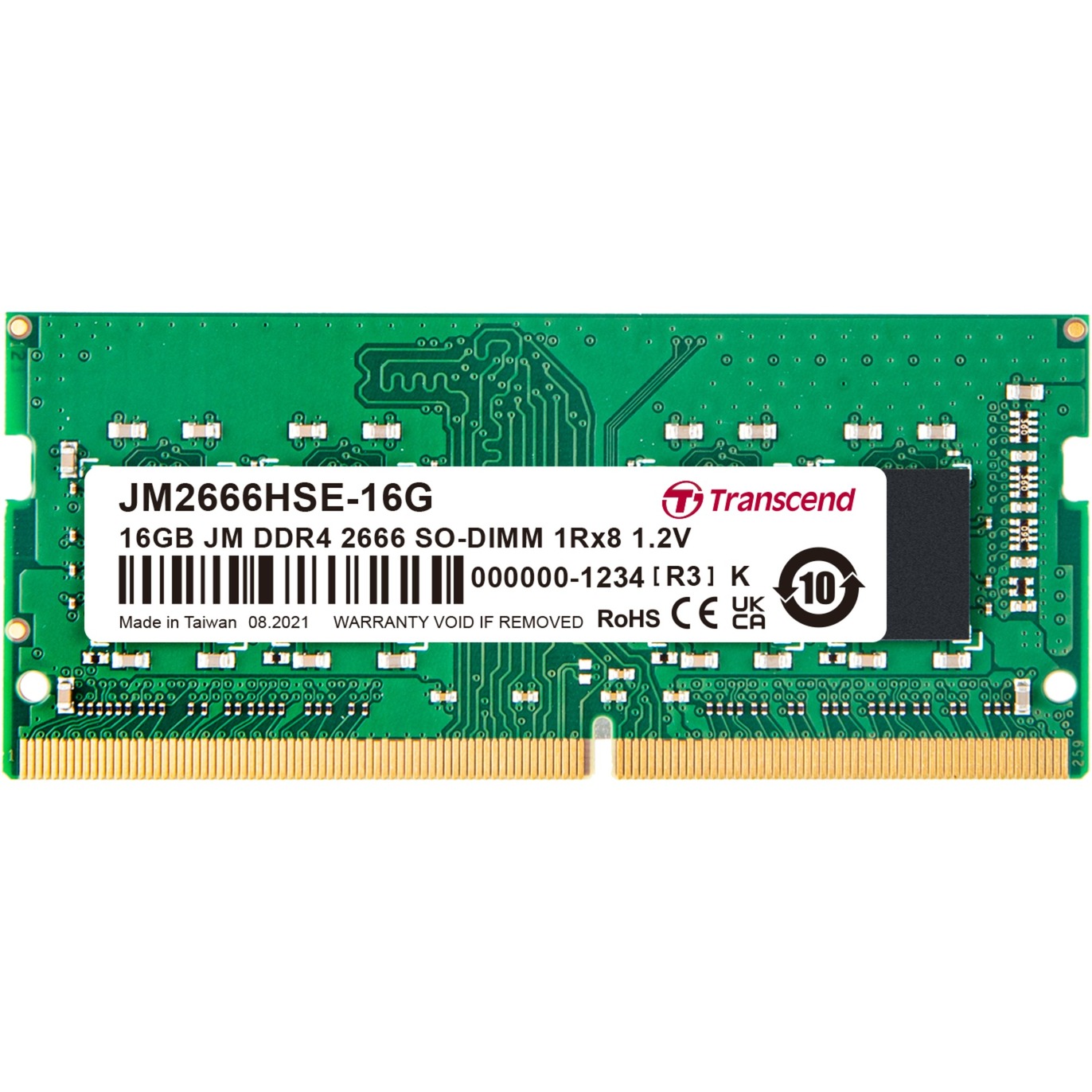 SO-DIMM 16 GB DDR4-2666  , Arbeitsspeicher von Transcend