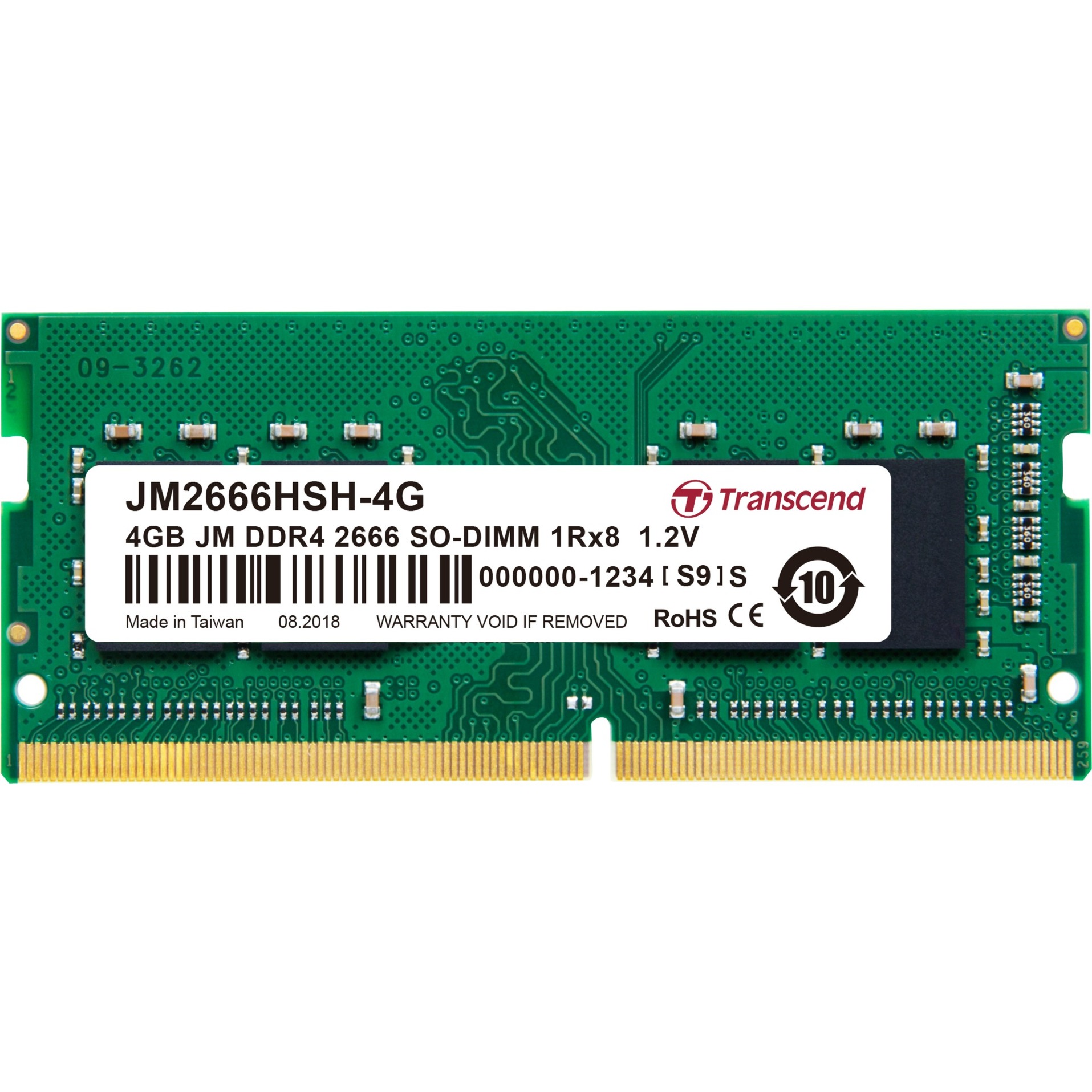 SO-DIMM 4 GB DDR4-2666  , Arbeitsspeicher von Transcend