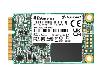 SSD 128GB Transcend MSA220S mSATA 3D NAND, SATA3 von Transcend