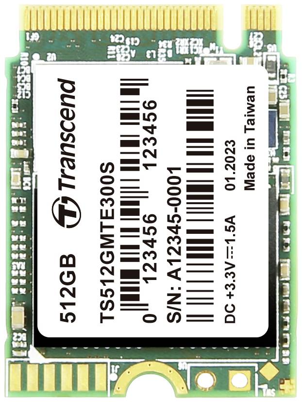 SSD 512GB Transcend M.2 MTE300S (M.2 2230) PCIe Gen3 x4 NVMe von Transcend