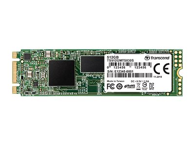 SSD 512GB Transcend M.2 MTS830S (M.2 2280) 3D NAND, SATA3 von Transcend