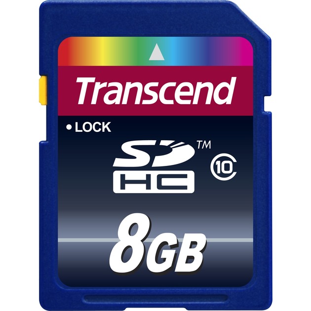 Secure Digital SDHC Card 8 GB, Speicherkarte von Transcend