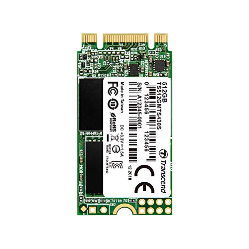 TRANSCEND 430S M.2 512 GB Serial ATA III 3D NAND, 2242 , 42 mm, Wireless von Transcend