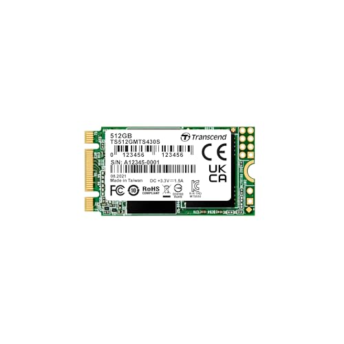 TRANSCEND 430S M.2 512 GB Serial ATA III 3D NAND, 2242 , 42 mm, Wireless von Transcend