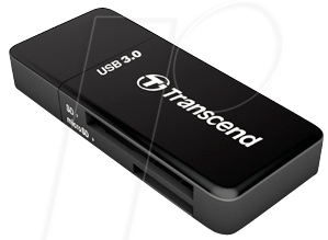 TS-RDF5K - Card Reader, extern, USB 3.2 Gen 1, schwarz, RDF5 von Transcend