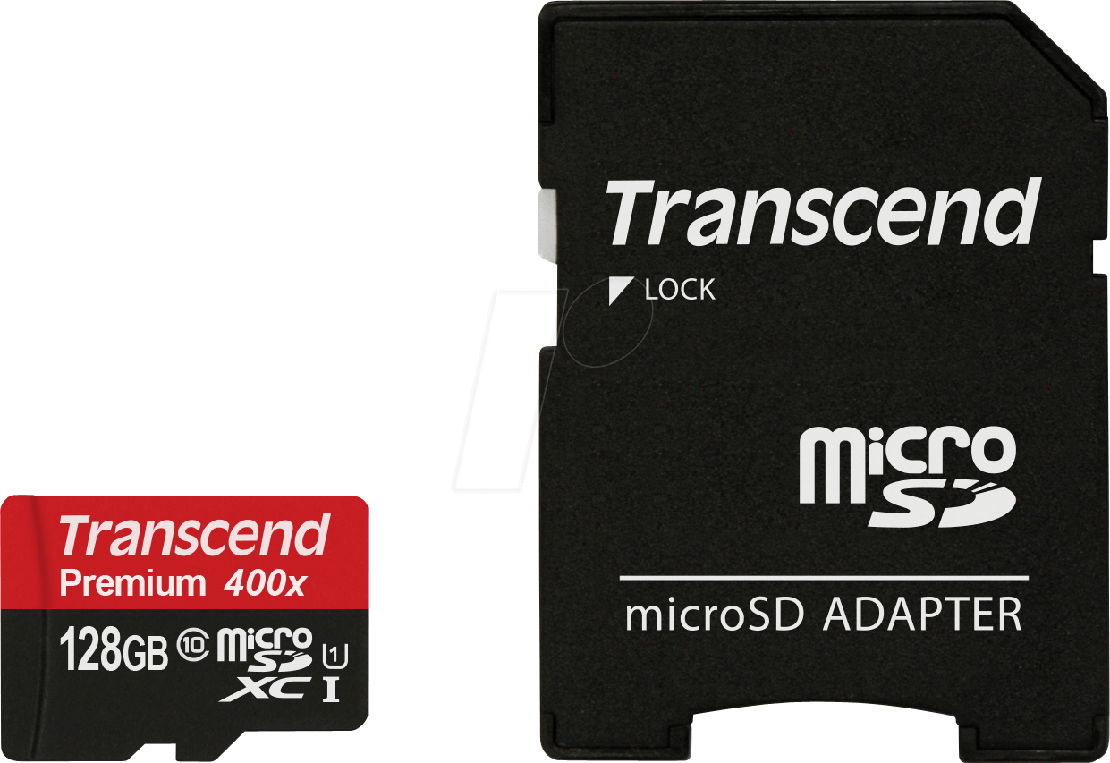 TS128GUSDU1 - MicroSDXC-Speicherkarte 128GB, Transcend Class 10 UHS-I TS128GUSDU1 - MicroSDXC-Speicherkarte 128GB, Transcend Class 10 UHS-I von Transcend