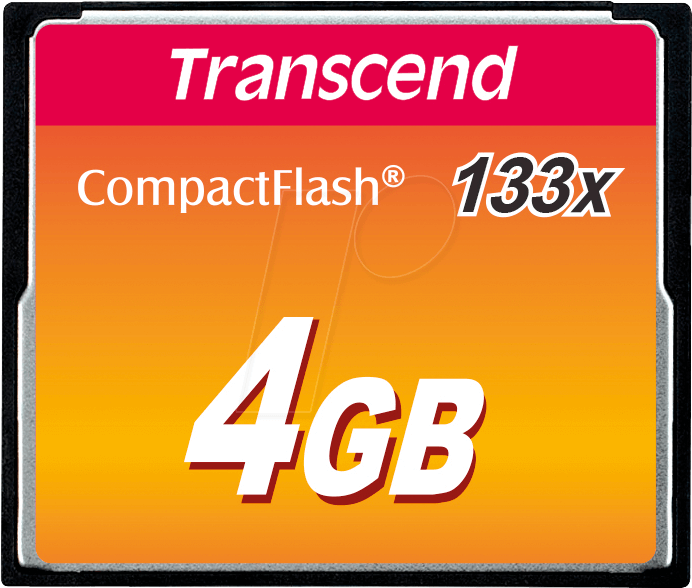 TS4GCF133 - CF-Speicherkarte, 4GB 133x von Transcend