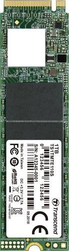 Transcend 110S 1TB Interne M.2 PCIe NVMe SSD 2280 M.2 NVMe PCIe 3.0 x4 Retail TS1TMTE110S von Transcend