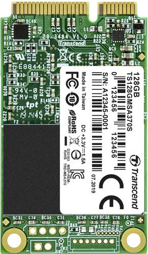 Transcend 128GB Interne mSATA SSD SATA 6 Gb/s Retail TS128GMSA370S von Transcend