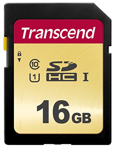 Transcend 16GB SDXC/SDHC 500S Speicherkarte TS16GSDC500S / bis zu 95 MBs lesen und 65 MBs schreiben von Transcend