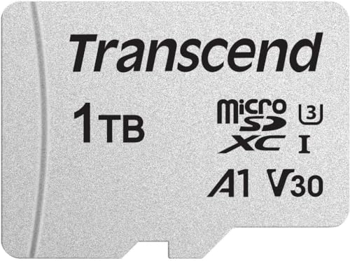 Transcend 1TB microSD UHS-I U3 A1 mit Adapter, FFP - TS1TUSD300S-AE von Transcend