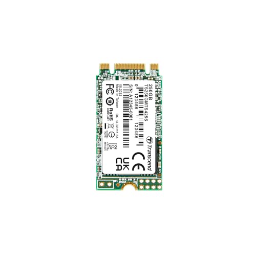 Transcend 250GB SATA III 6Gb/s 42 mm M.2 SSD Solid State Drive TS250GMTS425S von Transcend