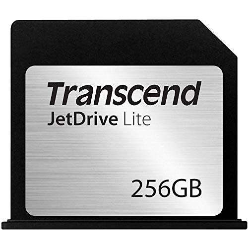 Transcend 256 GB JetDrive Lite extra Speicher-Erweiterungskarte für MacBook Pro (Retina) 15'', angepasst und abschließend mit dem Karten-Slot (Generation Mitte 2012- Anfang 2013), TS256GJDL350 von Transcend