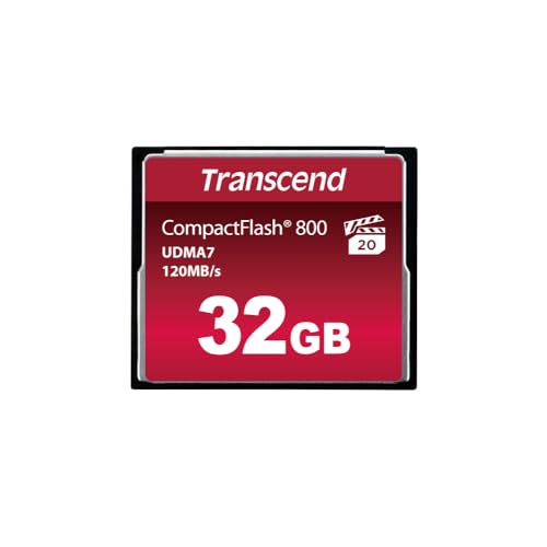 Transcend 32 GB CompactFlash 800 Speicherkarte TS32GCF800 Transcend 32 GB CompactFlash 800 Speicherkarte TS32GCF800 von Transcend