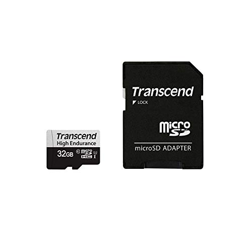 Transcend 32GB High Endurance microSDXC 350V Speicherkarte UHS- I, C10, U3, Full HD - TS32GUSD350V von Transcend