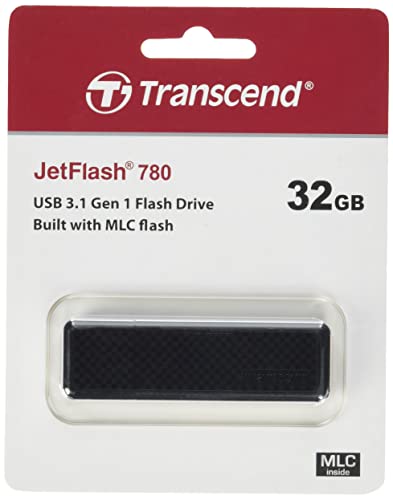 Transcend 32GB JetFlash 780 USB 3.1 Gen 1 USB Stick TS32GJF780, Schwarz von Transcend