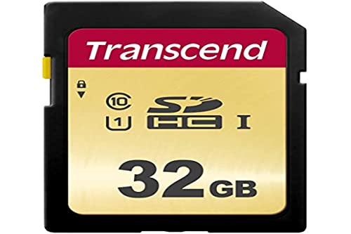 Transcend 32GB SDXC/SDHC 500S Speicherkarte TS32GSDC500S (umweltfreundliche Verpackung) / bis zu 95 MBs lesen und 65 MBs schreiben von Transcend