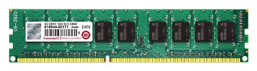 Transcend 4GB DDR3 1600 ECC-DIMM 2RX8 DDR3-1600 ECC U-DIMM 4GB, 4, TS512MLK72V6N (DDR3-1600 ECC U-DIMM 4GB, 4 GB, 2 x 8 GB, DDR3, 1600 MHz, 240-pin DIMM) von Transcend