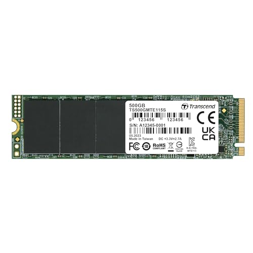 Transcend 500GB M.2 2280 PCIe Gen3x4 NVMe TLC von Transcend