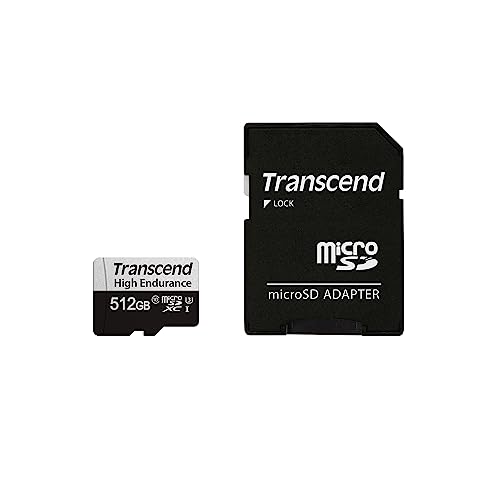 Transcend 512GB microSD mit Adapter UHS-I U3 High Endurance TS512GUSD350V von Transcend