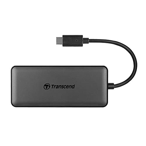 Transcend 6-in-1 USB Type-C Hub USB 3.1 Gen 2 TS-HUB5C Schwarz von Transcend