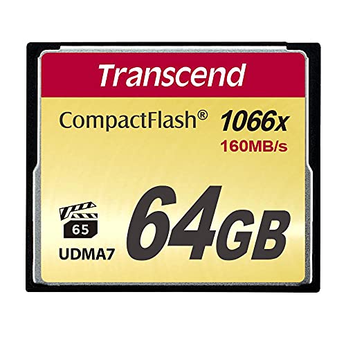 Transcend 64GB CompactFlash 1000 Speicherkarte TS64GCF1000 Transcend 64GB CompactFlash 1000 Speicherkarte TS64GCF1000 von Transcend