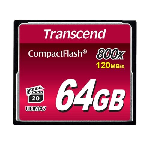 Transcend 64GB CompactFlash 800 Speicherkarte TS64GCF800 Transcend 64GB CompactFlash 800 Speicherkarte TS64GCF800 von Transcend