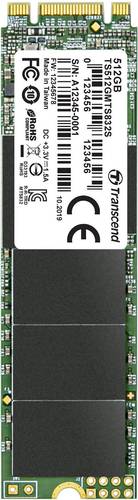Transcend 832S 512GB Interne M.2 SATA SSD 2280 M.2 SATA 6 Gb/s Retail TS512GMTS832S von Transcend