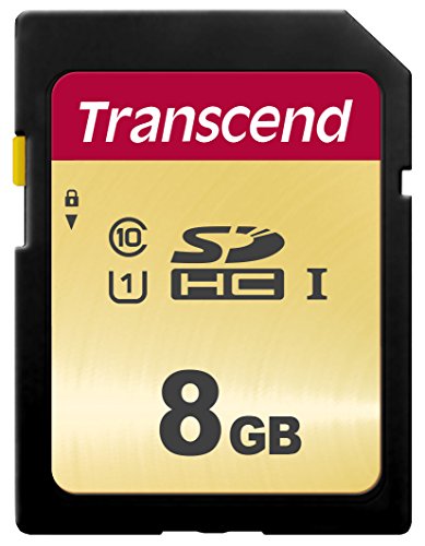 Transcend 8GB SDXC/SDHC 500S Speicherkarte TS8GSDC500S / bis zu 95 MBs lesen und 65 MBs schreiben von Transcend