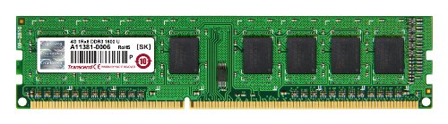 Transcend Arbeitsspeicher 4GB JM DDR3 1600Mhz U-DIMM 1Rx8 512Mx8 CL11 1.5V von Transcend
