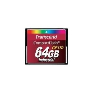 Transcend CF170 Industrial - Flash-Speicherkarte - 64GB - 170x - CompactFlash (TS64GCF170) von Transcend