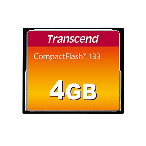 Transcend CFCard 4GB 133x, TS4GCF133, Schwarz von Transcend