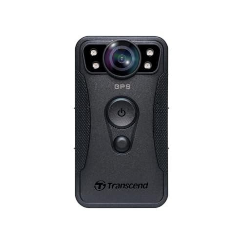Transcend DrivePro Body Camera 40 mit 128 GB Speicher, 2K QHD 1440P 60fps, IP68-Einstufung, WLAN, GPS, elektronischer Bildstabilisierung und 11-Stunden-Akku – TS128GDPB40A von Transcend