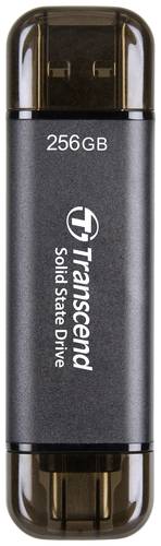 Transcend ESD310C 256GB Externe SSD USB 3.2 Gen 2 (USB 3.1), USB-C® Schwarz TS256GESD310C von Transcend