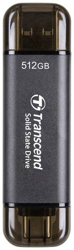 Transcend ESD310C 512GB Externe SSD USB 3.2 Gen 2 (USB 3.1), USB-C® Schwarz TS512GESD310C von Transcend