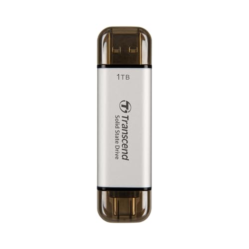 Transcend 1TB USB 10Gbps ESD310 Portable SSD Solid State Drive TS1TESD310S Sliver Transcend 1TB USB 10Gbps ESD310 Portable SSD Solid State Drive TS1TESD310S Sliver von Transcend