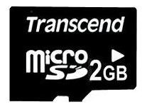 Transcend Flash-Speicherkarte, 2 GB, Micro SD (ohne Box und Adapter) von Transcend
