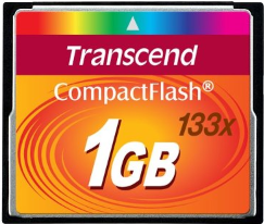 Transcend - Flash-Speicherkarte - 1 GB - 133x - CompactFlash von Transcend