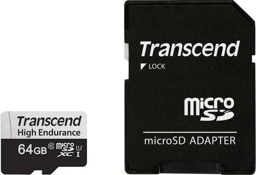 Transcend High Endurance 350V microSDXC-Karte Class 10, UHS-I inkl. SD-Adapter Transcend High Endurance 350V microSDXC-Karte Class 10, UHS-I inkl. SD-Adapter von Transcend