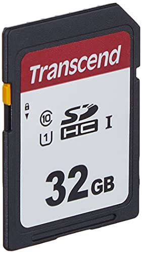 Transcend Highspeed 32GB SDHC Speicherkarte (für Digitalkameras / Photo Box / alltägliche Aufnahmen & Videos / Autoradio) Class 10, UHS-I U1 TS32GSDC300S-E (umweltfreundliche Verpackung) von Transcend