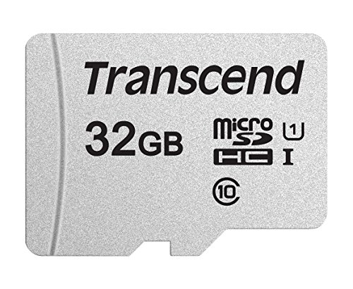 Transcend Highspeed 32GB micro SDXC/SDHC Speicherkarte (für Smartphones, etc. und Digitalkameras) / Class 10, UHS-I, A1 – TS32GUSD300S von Transcend