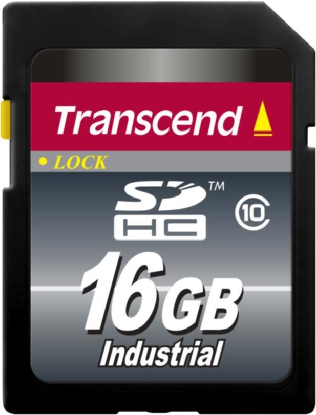 Transcend Industrial - Flash-Speicherkarte - 16 GB - Class 10 - SDHC Transcend Industrial - Flash-Speicherkarte - 16 GB - Class 10 - SDHC von Transcend