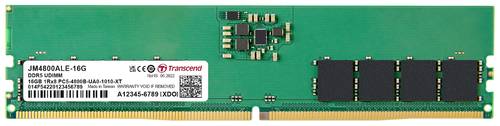 Transcend JM4800ALE-16G PC-Arbeitsspeicher Modul DDR5 16GB 1 x 16GB ECC 4800MHz 288pin DIMM CL40 JM4 von Transcend