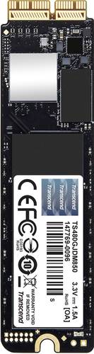 Transcend JetDrive™ 850 Mac 480GB Interne M.2 PCIe NVMe SSD 2280 M.2 NVMe PCIe 3.0 x4 Retail TS480 von Transcend