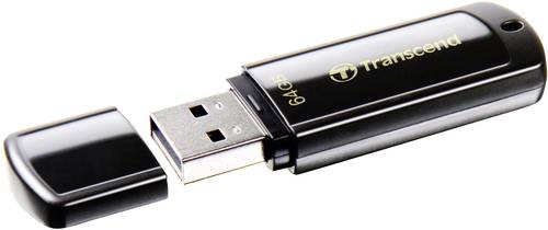 Transcend JetFlash® 350 USB-Stick 64GB Schwarz TS64GJF350 USB 2.0 von Transcend