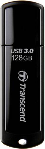 Transcend JetFlash® 700 USB-Stick 128GB Schwarz TS128GJF700 USB 3.2 Gen 1 (USB 3.0) von Transcend