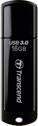 Transcend JetFlash® 700 USB-Stick 16GB Schwarz TS16GJF700 USB 3.2 Gen 1 (USB 3.0) von Transcend