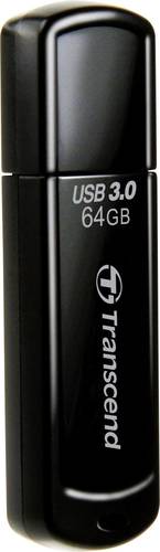 Transcend JetFlash® 700 USB-Stick 64GB Schwarz TS64GJF700 USB 3.2 Gen 1 (USB 3.0) von Transcend